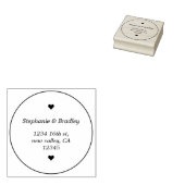 Moderne, einfache, elegante Skripte Neuauflage Hoc Gummistempel (Stempel)