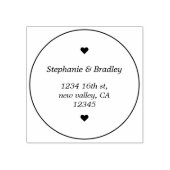 Moderne, einfache, elegante Skripte Neuauflage Hoc Gummistempel (Prägung)