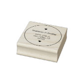 Moderne, einfache, elegante Skripte Neuauflage Hoc Gummistempel (Stempel)