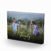 Moderne, einfache, elegante Textübersetzung Fotoblock (Rechts)