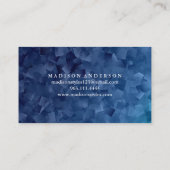 Moderne einfache elegante Typografie Visitenkarte (Rückseite)