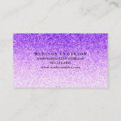 Moderne einfache elegante Typografie Visitenkarte (Rückseite)