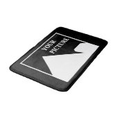 Moderne Einfache Erstellung eines eigenen Hochzeit Badematte (Schrägansicht)