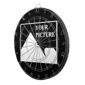 Moderne Einfache Erstellung eines eigenen Hochzeit Dartscheibe (Vorderseite rechts)