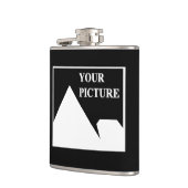 Moderne Einfache Erstellung eines eigenen Hochzeit Flachmann (Links)