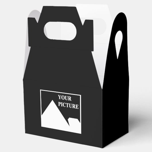 Moderne Einfache Erstellung eines eigenen Hochzeit Geschenkschachtel (Geöffnet)