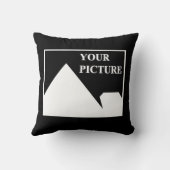 Moderne Einfache Erstellung eines eigenen Hochzeit Kissen (Rückseite)