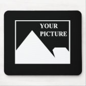 Moderne Einfache Erstellung eines eigenen Hochzeit Mousepad (Vorne)