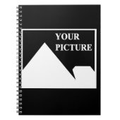 Moderne Einfache Erstellung eines eigenen Hochzeit Notizblock (Vorderseite)