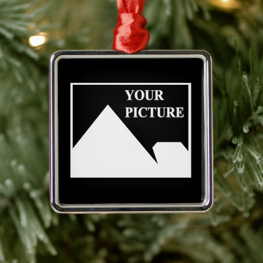 Moderne Einfache Erstellung eines eigenen Hochzeit Ornament Aus Metall (Baum)