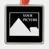 Moderne Einfache Erstellung eines eigenen Hochzeit Ornament Aus Metall (Vorne)