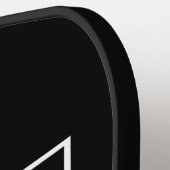 Moderne Einfache Erstellung eines eigenen Hochzeit Pickleball Schläger (Linke Seite)