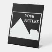 Moderne Einfache Erstellung eines eigenen Hochzeit Sockelschild (Vorderseite)