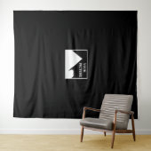 Moderne Einfache Erstellung eines eigenen Hochzeit Wandteppich (Beispiel (Horizontal))