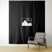 Moderne Einfache Erstellung eines eigenen Hochzeit Wandteppich (Beispiel)