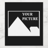 Moderne Einfache Erstellung eines eigenen Hochzeit Weinetikett (Einzelnes Label)