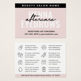 Moderne einfache Eyebrow Tint Henna Brows Aftercar