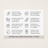 Moderne einfache Eyebrow Tint Henna Brows Aftercar (Rückseite)