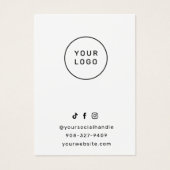 Moderne einfache Eyelash-Erweiterungen Lash Afterc (Vorderseite)