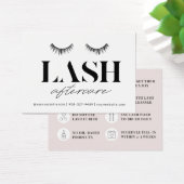 Moderne einfache Eyelash-Erweiterungen Lash Afterc (Schreibtisch)