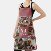 Moderne, einfache FamilienfotoCollage | Mit Monogr Schürze (InSitu)