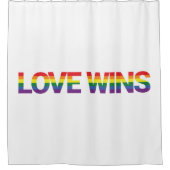 Moderne, einfache, farbenfrohe, lebendige Design-L Duschvorhang (Vorderseite)