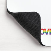 Moderne, einfache, farbenfrohe, lebendige Design-L Mousepad (Ecke)