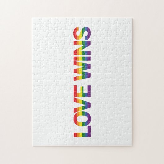 Moderne, einfache, farbenfrohe, lebendige Design-L Puzzle (Vertikal)