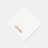 Moderne, einfache, farbenfrohe, lebendige Design-L Serviette (Ecke)