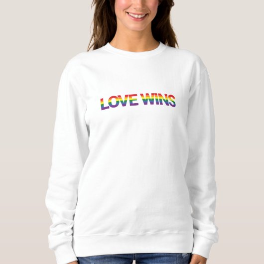 Moderne, einfache, farbenfrohe, lebendige Design-L Sweatshirt (Vorderseite)