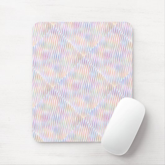 Moderne, einfache, farbenfrohe Streifen Muster Mousepad (Mit Mouse)