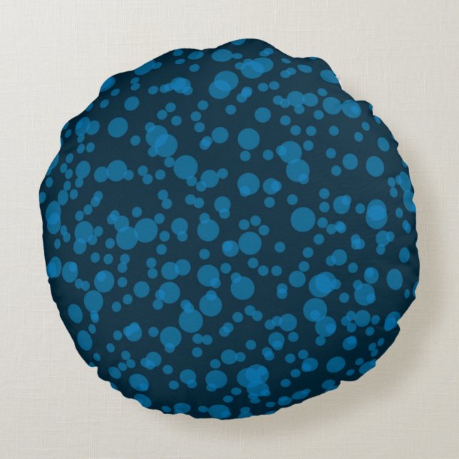 Moderne, einfache Feier Concept Graphic Art Rundes Kissen (Rückseite)