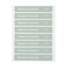 Moderne, einfache, feine weiße Typografie-Hochzeit