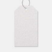 Moderne einfache Floral Boho Hochzeit Danke Geschenkanhänger (Rückseite)