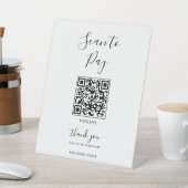 Moderne einfache formale QR-Prüfung Sockelschild (In SItu)