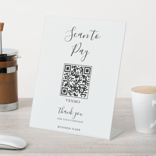 Moderne einfache formale QR-Prüfung Sockelschild (In SItu)