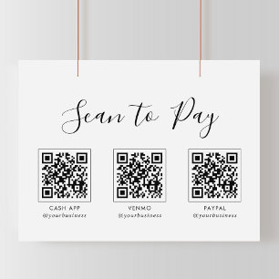 Moderne einfache formale QR-Prüfung zum Bezahlen v