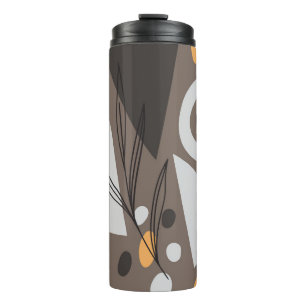 Moderne, einfache Formen nahtlos Muster-Design. Sc Thermosbecher