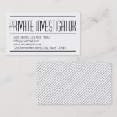 Moderne einfache Forscher-Visitenkarte Visitenkarte (Vorne/Hinten)