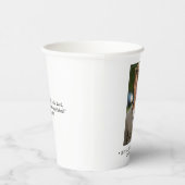 Moderne, einfache Foto-Abschluss-Papierkupplungen Pappbecher (Rechts)