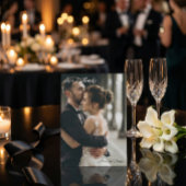 Moderne einfache Fotografie Hochzeits-Dankeskarten Dankeskarte