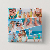 Moderne, einfache Fotos für 9 Bilder - Collage Button (Vorderseite)
