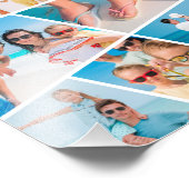 Moderne, einfache Fotos für 9 Bilder - Collage Fotodruck (Ecke)