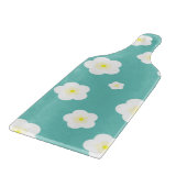 Moderne, einfache Frühlingshaftigkeit Blume Gefäll Schneidebrett (Ecke)