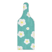 Moderne, einfache Frühlingshaftigkeit Blume Gefäll Schneidebrett (Vorderseite)