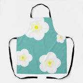 Moderne, einfache Frühlingshaftigkeit Blume Gefäll Schürze (Vorderseite)