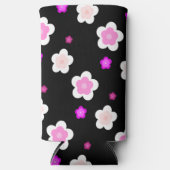 Moderne, einfache Frühlingshaftigkeit Blume Gefäll Selters Dosenkühler (Vorderseite)