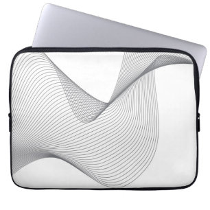 Moderne, einfache, futuristische urbane Wide Illus Laptopschutzhülle