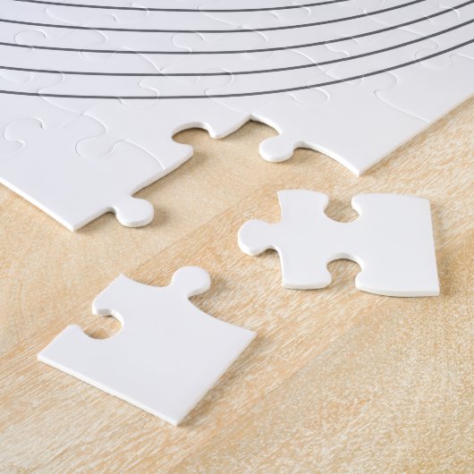 Moderne, einfache, futuristische urbane Wide Illus Puzzle (Seite)