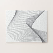 Moderne, einfache, futuristische urbane Wide Illus Puzzle (Horizontal)